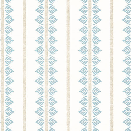 AT15103 FERN STRIPE Spa Blue Anna French Wallpaper