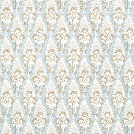 AT15123 CORNWALL Spa Blue Anna French Wallpaper