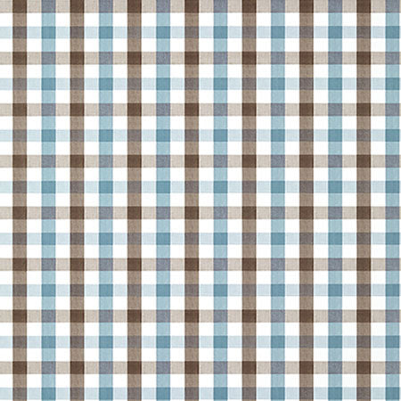 AT15154 SAYBROOK CHECK Brown And Slate Anna French Wallpaper