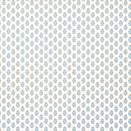 AT15161 JULIAN Beige And Spa Blue Anna French Wallpaper