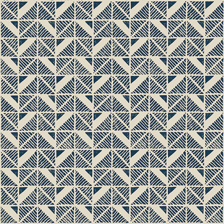 AT23119 BLOOMSBURY SQUARE Navy Anna French Wallpaper