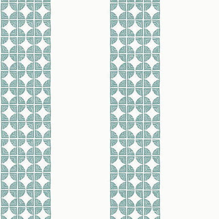 AT23129 FAIRMONT STRIPE Teal Anna French Wallpaper