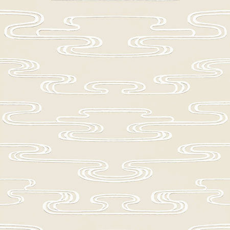 AT23151 CLOUDWATER Beige Anna French Wallpaper