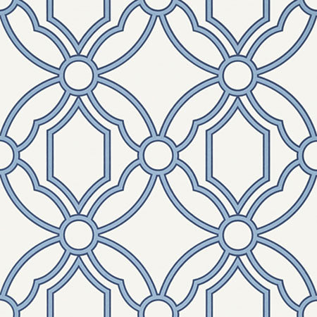 AT6127 ROSCOE Blue Anna French Wallpaper