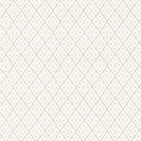 AT78752 MINI TRELLIS Beige Anna French Wallpaper