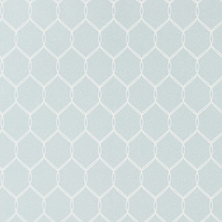 AT79147 LELAND TRELLIS Soft Blue Anna French Wallpaper