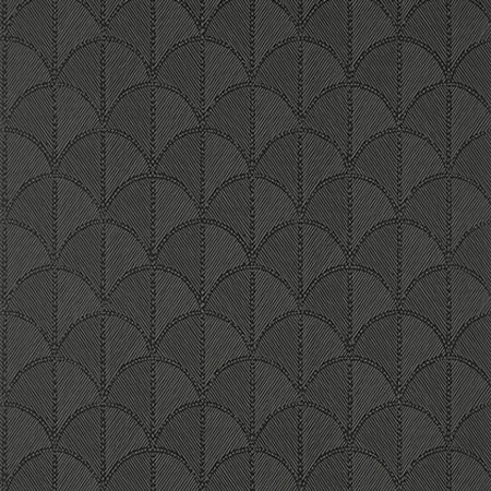 AT9690 SETON SCALLOP Black Anna French Wallpaper