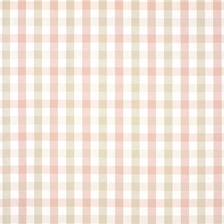 AW15149 SAYBROOK CHECK Pink and Beige Anna French Fabric