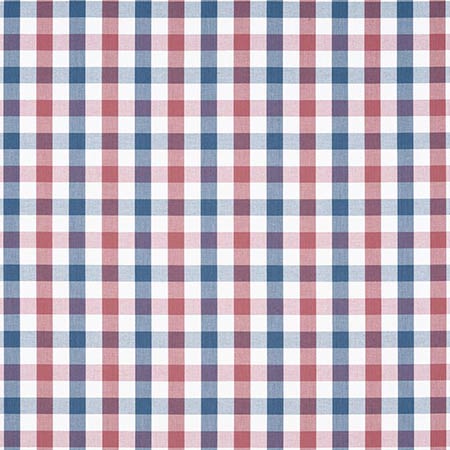 AW15153 SAYBROOK CHECK Blue and Red Anna French Fabric