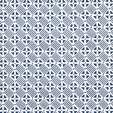 F916221 PLAZA Navy Thibaut Fabric