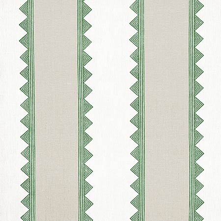 F916227 KISMET STRIPE Green Thibaut Fabric