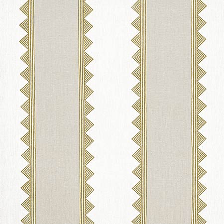 F916229 KISMET STRIPE Camel Thibaut Fabric