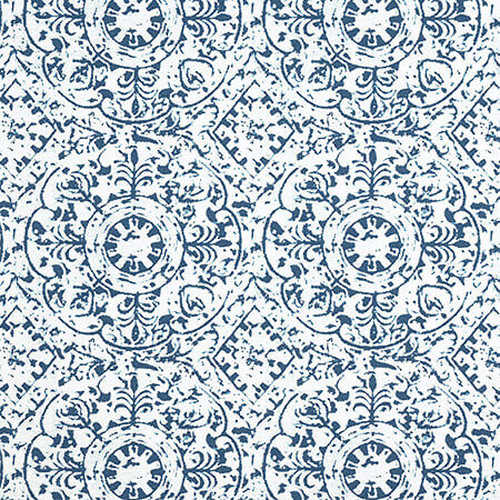 F981312 HAVANA Navy Thibaut Fabric
