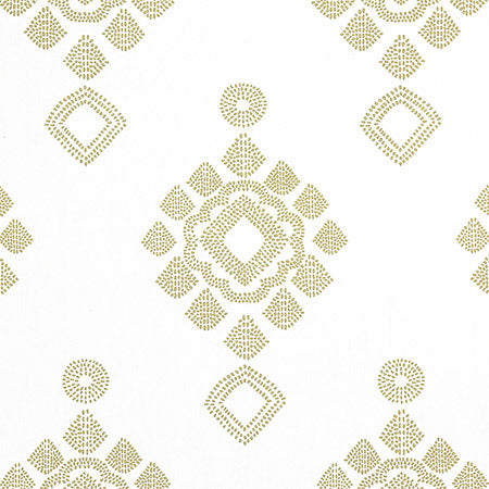 F981321 PROVINCE MEDALLION Camel Thibaut Fabric