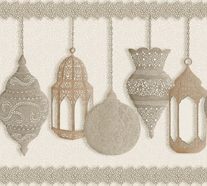 113/6014-CS FEZ Gilver Parchment Cole & Son Wallpaper