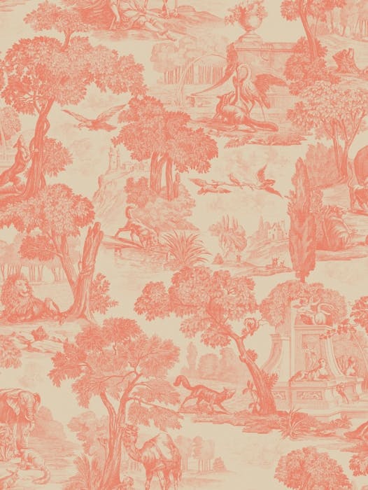 99/15060-CS VERSAILLES Coral Cole & Son Wallpaper
