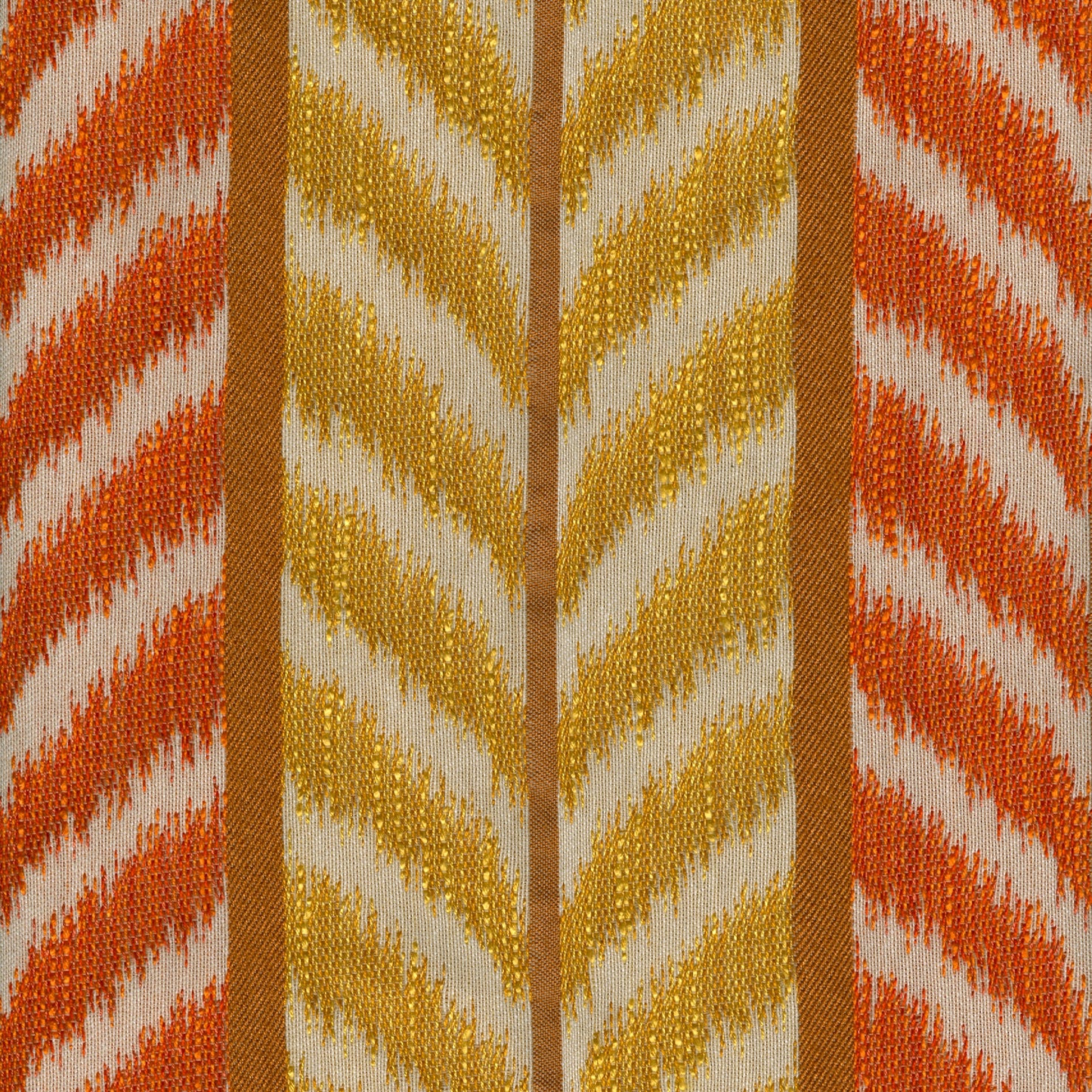 030023T Carousel Inca Gold Terracotta Quadrille Fabric