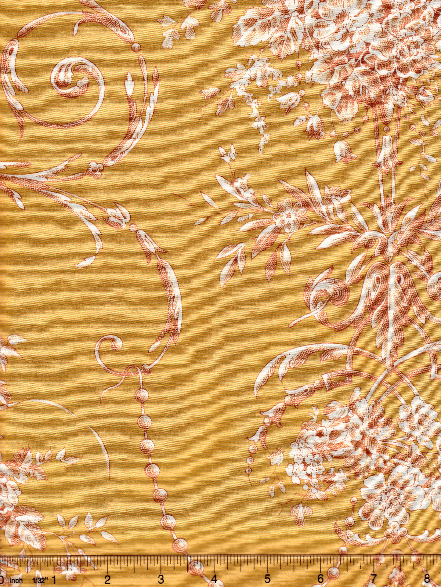 2478-110 DIVA POPLIN Ochre Quadrille Fabric