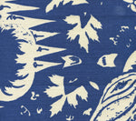 302664F Les Indiennes New Navy on Tint Quadrille Fabric