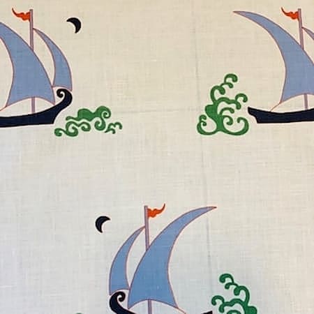 BEETLECAT Lavender On White Katie Ridder Fabric