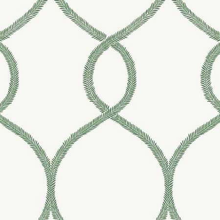KT2231 Laurel Leaf Ogee York Wallpaper
