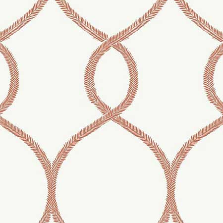 KT2236 Laurel Leaf Ogee York Wallpaper