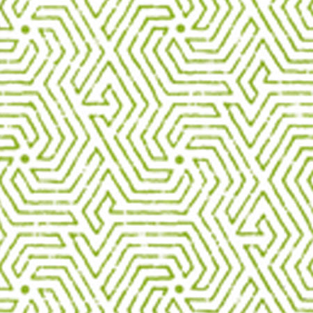 2510-03WP MAZE Jungle Green Quadrille Wallpaper
