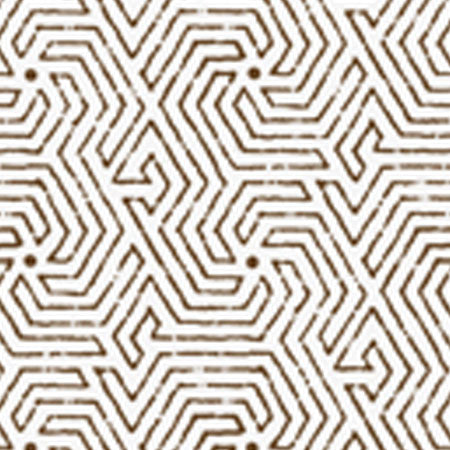 2510-07WP MAZE Brown Quadrille Wallpaper