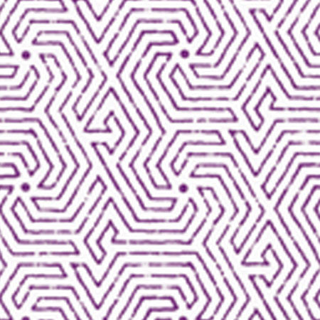 2510-12WP MAZE Purple,White Quadrille Wallpaper