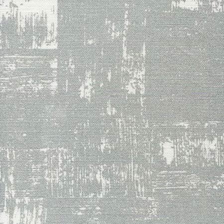 7065-09SM NEW SHADOWS Silver Metallic on White Quadrille Fabric