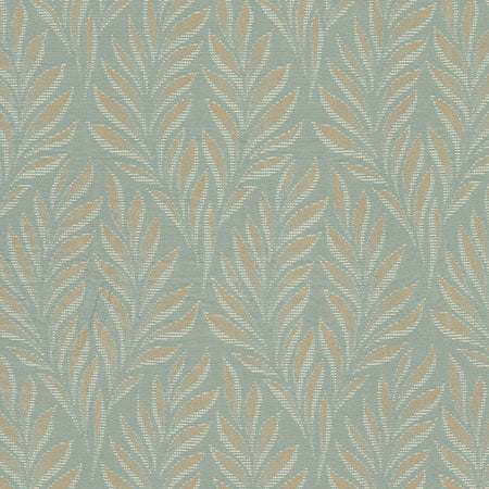 RANGOON 1 Aqua Stout Fabric