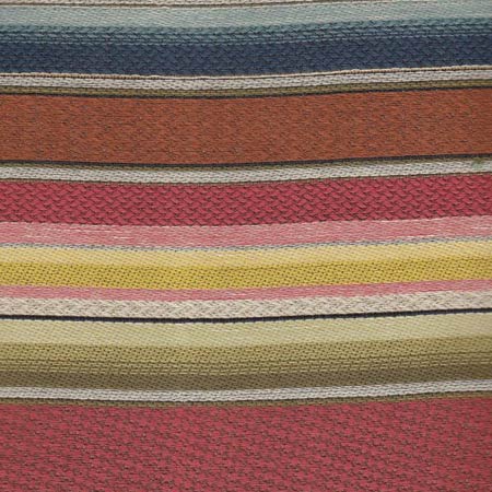 009370T Serape Mexicano Multi Reds with Blue Quadrille Fabric