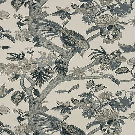 T10227 COROMANDEL Grey Thibaut Wallpaper