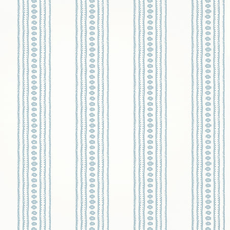 T10612 NEW HAVEN STRIPE Spa Blue Thibaut Wallpaper