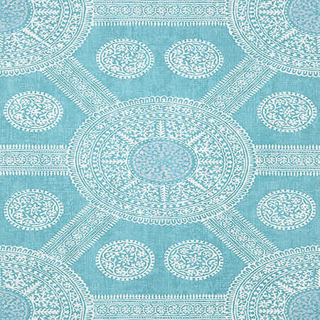 T10634 STONINGTON Turquoise Thibaut Wallpaper
