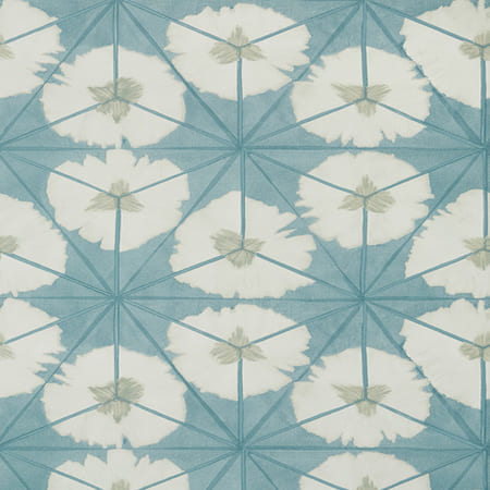 T13091 SUNBURST Aqua Thibaut Wallpaper