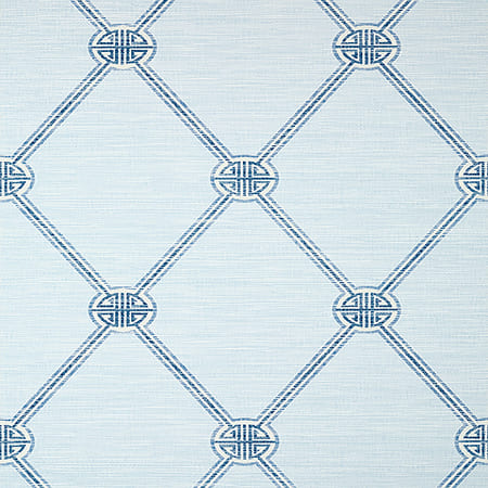 T13350 TURNBERRY TRELLIS Spa Blue Thibaut Wallpaper