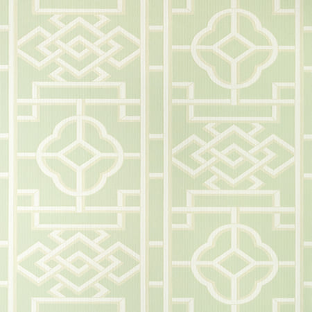 T13390 GATEWAY Green Thibaut Wallpaper