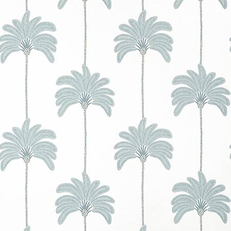 T13943 SUNSET BOULEVARD Spa Blue Thibaut Wallpaper