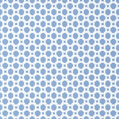 T13962 CHARTER Blue Thibaut Wallpaper