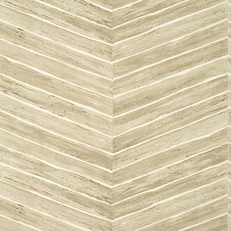 T14572 WOOD HERRINGBONE Taupe Thibaut Wallpaper