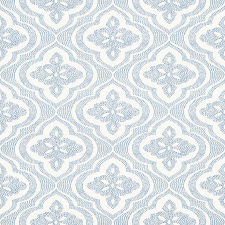 T2995 OPHELIA Navy Thibaut Wallpaper