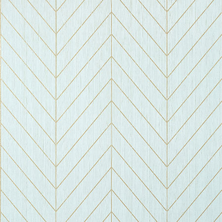 T41007 LAND BRIDGE Robin'S Egg And Metallic Gold Thibaut Wallpaper