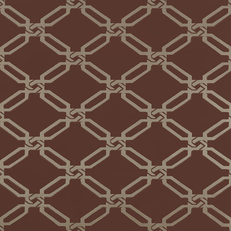 T6069 LINKS Brown Thibaut Wallpaper
