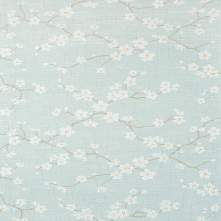 T75516 SAKURA Aqua Thibaut Wallpaper
