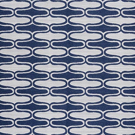 W8527 SARABAND Navy Thibaut Fabric