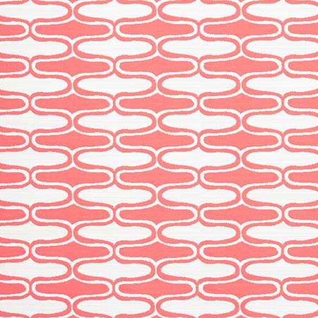 W8532 SARABAND Coral Thibaut Fabric