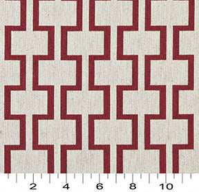 10002-01 Abstract & Geometric nan Red & Burgundy Charlotte Select