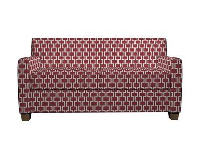 10006-01 Abstract & Geometric nan Red & Burgundy Charlotte Select