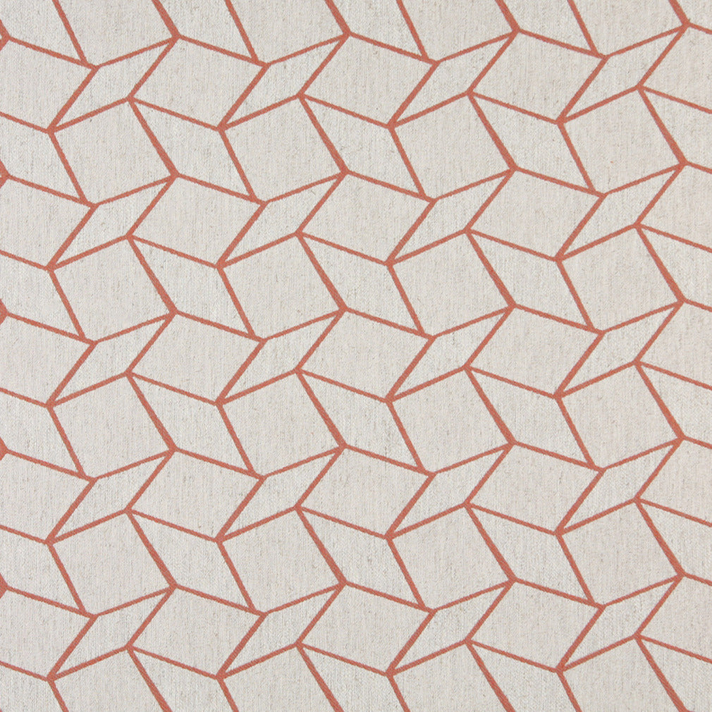 10007-03 Abstract & Geometric nan Coral & Peach Charlotte Select
